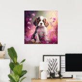 ポスタードッグ ポスター (ホームオフィス)