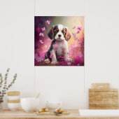 ポスタードッグ ポスター (キッチン)