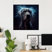 ポスタードッグ ポスター (ホームオフィス)