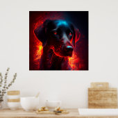 ポスタードッグ ポスター (キッチン)