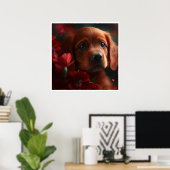 ポスタードッグ ポスター (ホームオフィス)