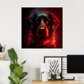 ポスタードッグ ポスター (ホームオフィス)