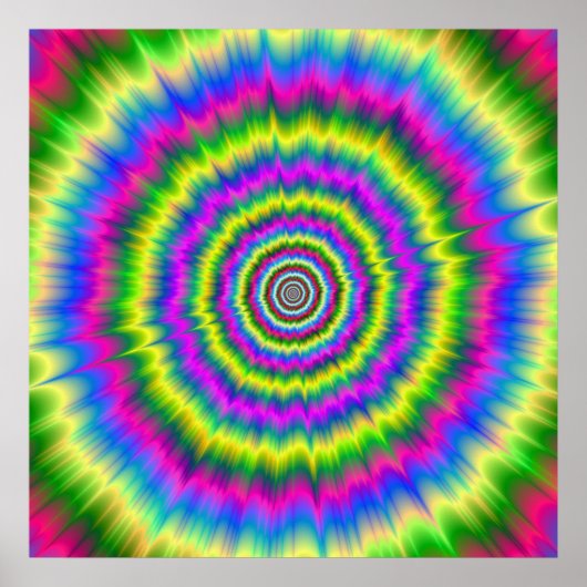 ポスターネオン爆発 ポスター (正面)