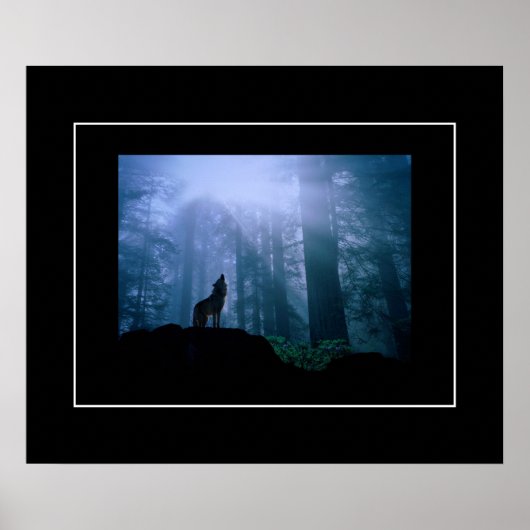ポスターハウリングオオカミ ポスター (正面)