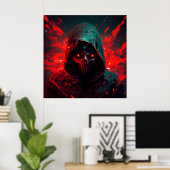 ポスターハッカー ポスター (ホームオフィス)