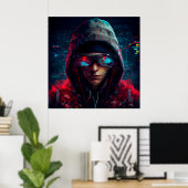 ポスターハッカー ポスター (ホームオフィス)