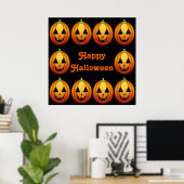 ポスターハッピーハローウィンカボチャ ポスター (ホームオフィス)