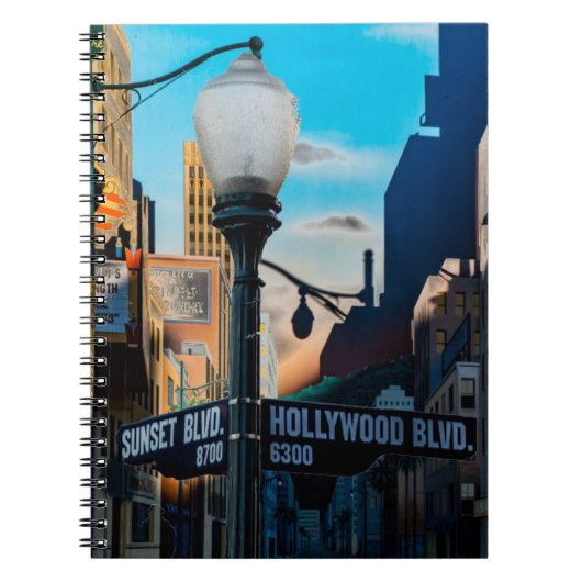 ポスターハリウッドBlvd. ノートブック (正面)
