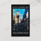 ポスターハリウッドBlvd. 名刺 (裏面)