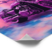 ポスターバイク、抽象芸術カラー ポスター (角)