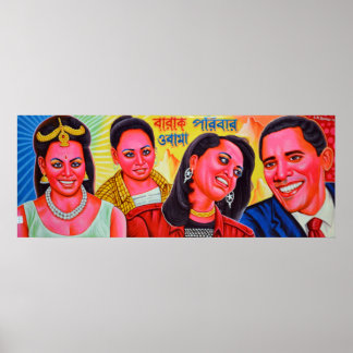 ポスターバラク・オバマ総勢 ポスター