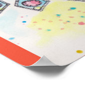 ポスタービジョカビレアクアレルルルルージュ ポスター (角)