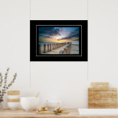 ポスタービーチシーン ポスター (キッチン)