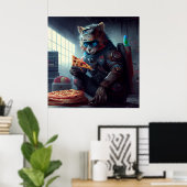 ポスターピザ ポスター (ホームオフィス)