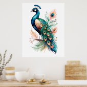 ポスターピーコック ポスター (キッチン)