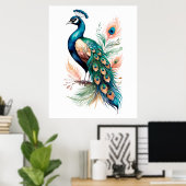 ポスターピーコック ポスター (ホームオフィス)