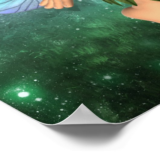 ポスターファンタジーアートリトルフェアリーガール ポスター (角)