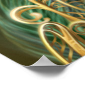 ポスターファンタジー女性鳥。 ポスター (角)