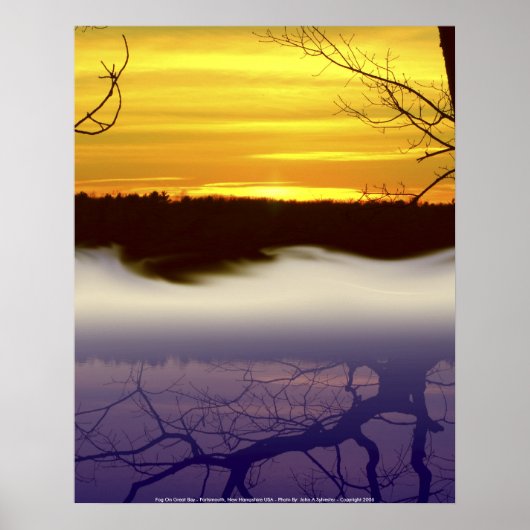 ポスターフォグ素晴らしオンベイ – ポーツマス， ... ポスター (正面)