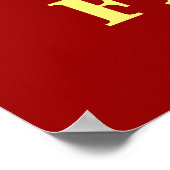 ポスターフライおもしろい釣りマス写真 ポスター (角)