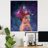 ポスターフラワークイーン ポスター (ホームオフィス)