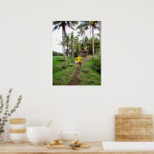 ポスターフル(18 x 24")田んぼの労働者 ポスター (キッチン)