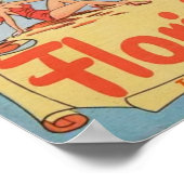 ポスターフロリダのヴィンテージ ポスター (角)