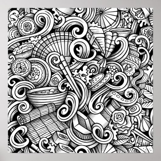 ポスターフード日本のアートを彩る ポスター (正面)