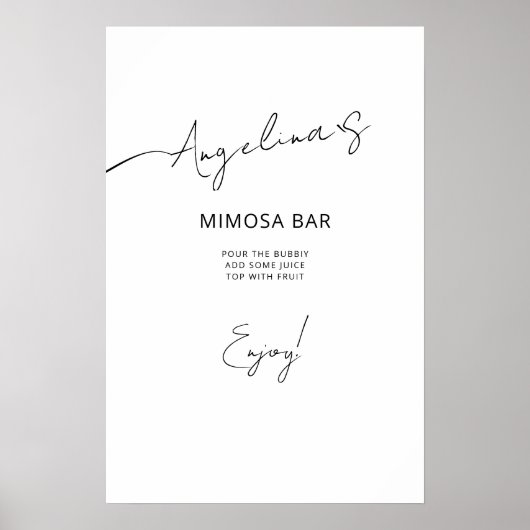 ポスターブライダルシャワーエレガントスタイル。 ポスター (正面)