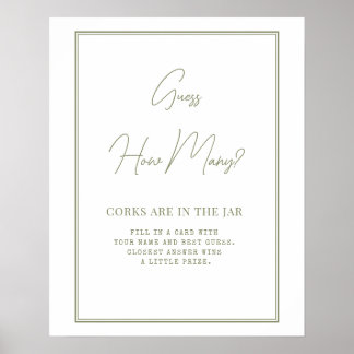 ポスターブライダルシャワーエレガントスタイル。 ポスター