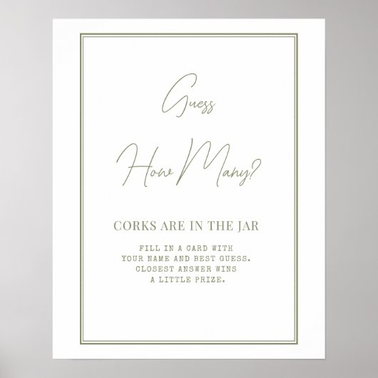 ポスターブライダルシャワーエレガントスタイル。 ポスター (正面)