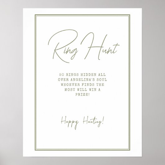 ポスターブライダルシャワー ポスター (正面)