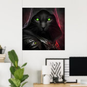 ポスターブラック猫戦士 ポスター (ホームオフィス)