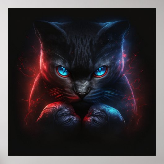 ポスターブラック猫 ポスター (正面)
