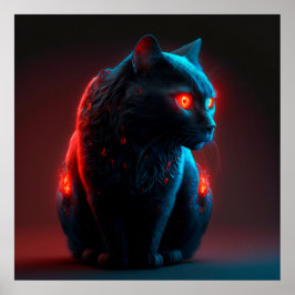 ポスターブラック猫 ポスター