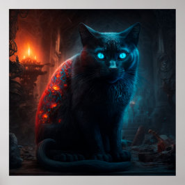 ポスターブラック猫 ポスター
