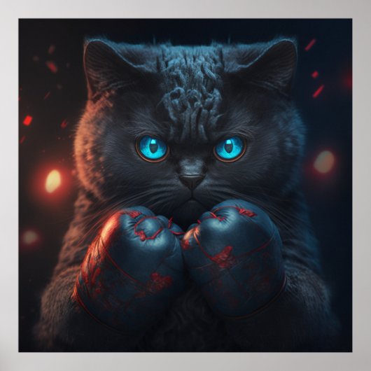 ポスターブラック猫 ポスター (正面)