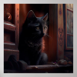 ポスターブラック猫 ポスター