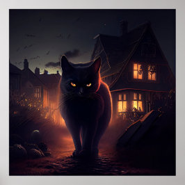 ポスターブラック猫 ポスター