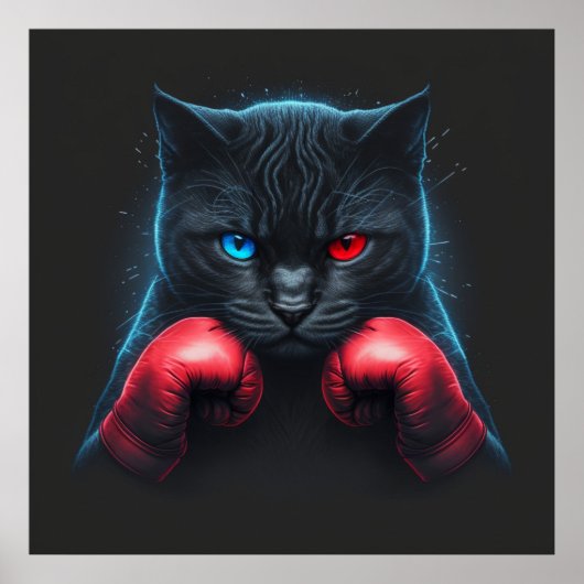 ポスターブラック猫 ポスター (正面)