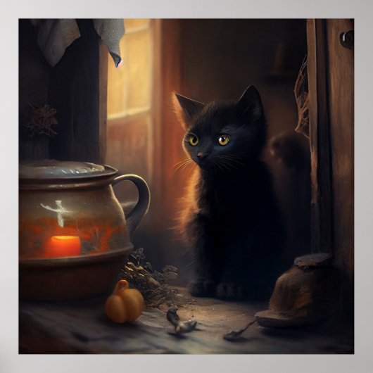 ポスターブラック猫 ポスター (正面)