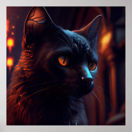 ポスターブラック猫 ポスター