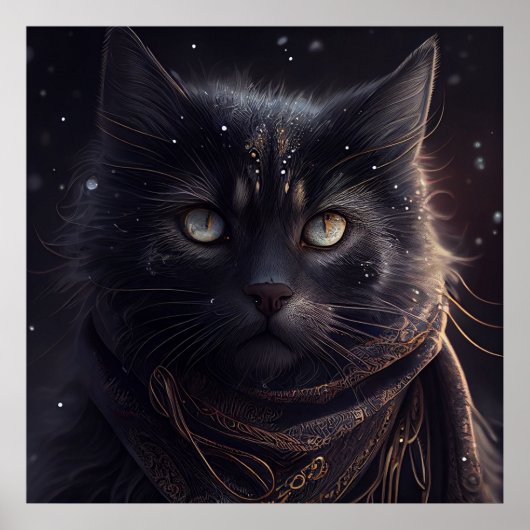 ポスターブラック猫 ポスター (正面)