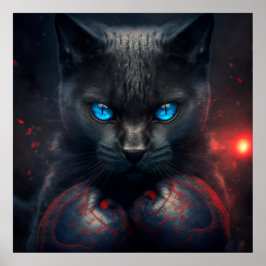 ポスターブラック猫 ポスター