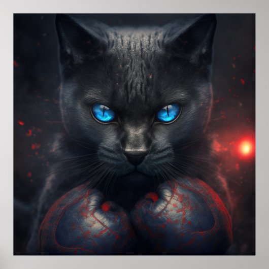ポスターブラック猫 ポスター (正面)