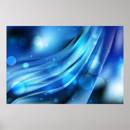 ポスターブルー抽象芸術 ポスター (正面)