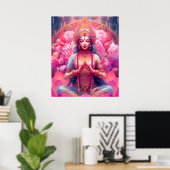 ポスタープリントまたはデジタルダウンロード女神ラクシュミ ポスター (ホームオフィス)