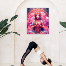 ポスタープリントまたはデジタルダウンロード女神ラクシュミ ポスター