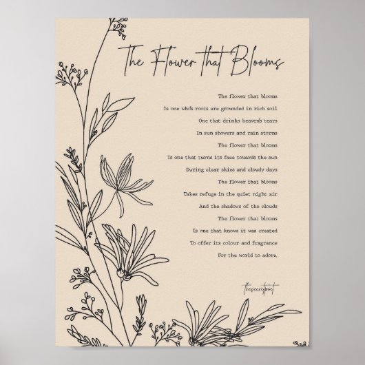 ポスタープリントウォールデコール ポスター (正面)