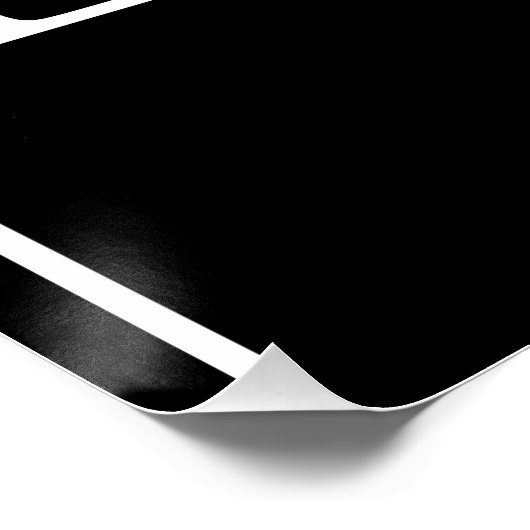 ポスタープリントサイズ測定カスタムロゴの追加 ポスター (コーナー)